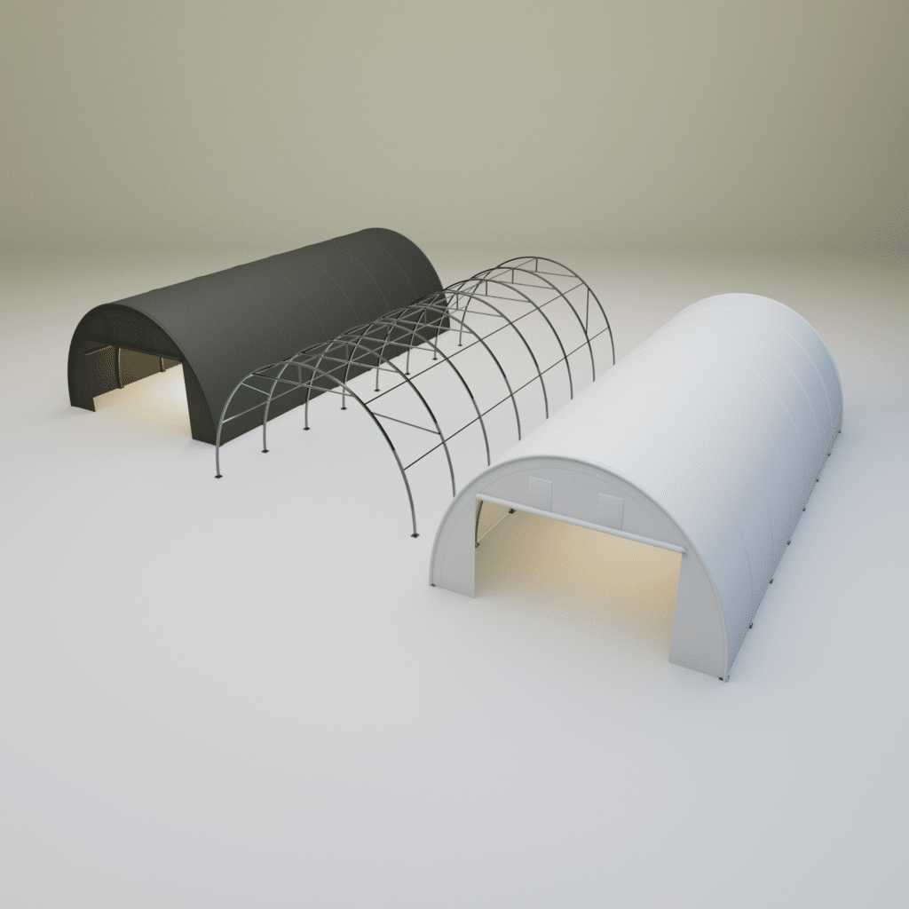 Oblúková hala 6,1m x 12,8m x 3,66m